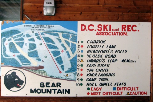 Bear Mountain sign