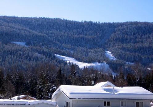 Salmo Ski Area From Highway 3
