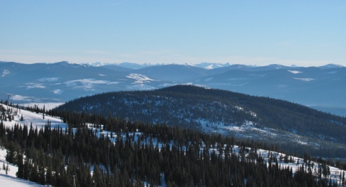 Looking Northeast Over Big White