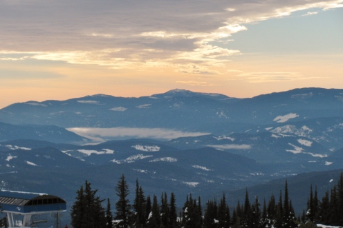 Looking South From Big White Towards Baldy 2