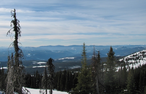 Looking South From Big White Towards Baldy 4